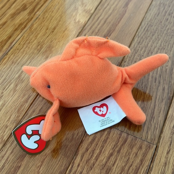 Vintage 1990s McDonald’s Happy Meal Toy Ty Goldie Goldfish Teenie Beanie Baby - Picture 2 of 14